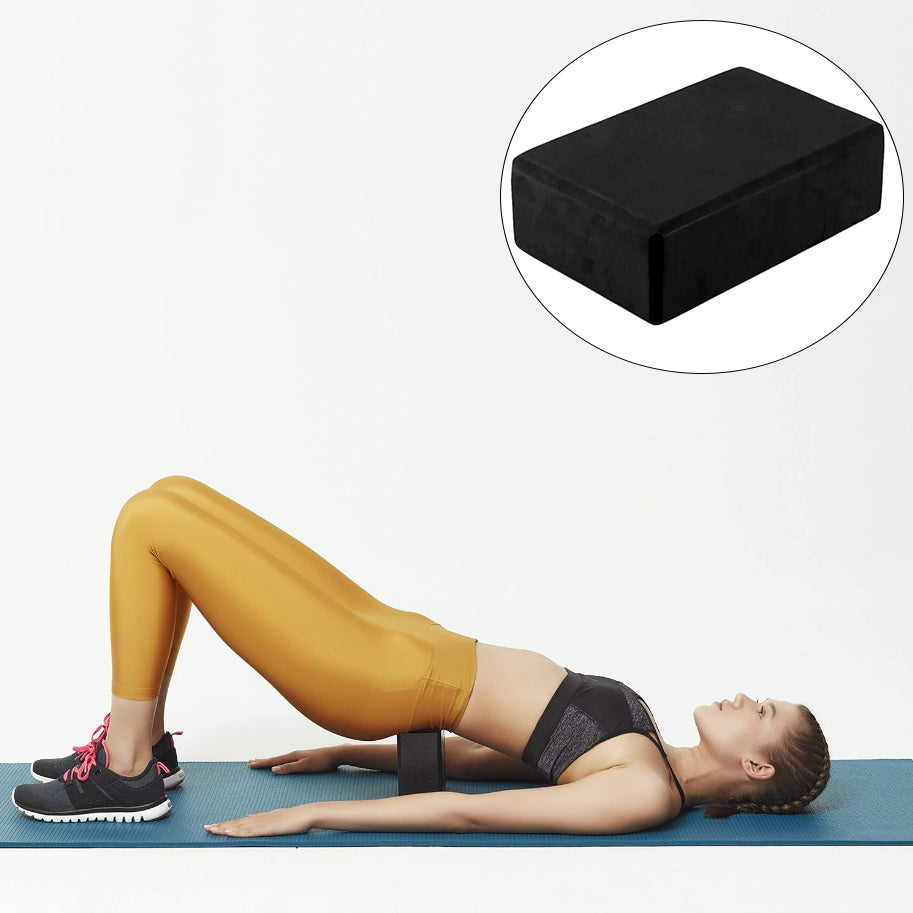 Caramida yoga, Zola®, spuma EVA, 22.5x14.5x7.5 cm, neagra Caramida yoga, Zola®, spuma EVA, 22.5x14.5x7.5 cm, neagra